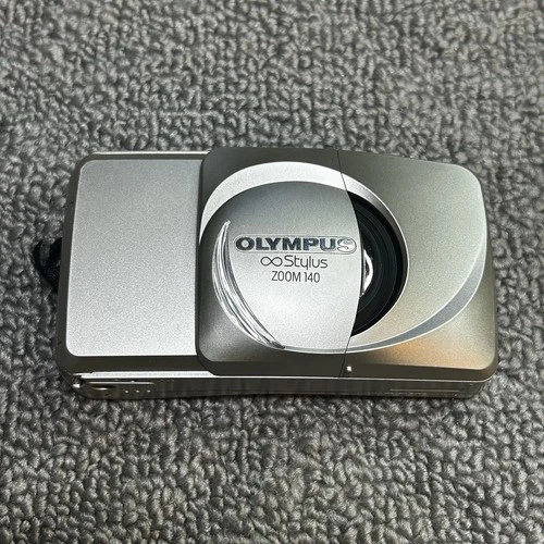 Olympus Infinity Stylus Zoom 140 Deluxe 35mm Film Camera Tested Working
