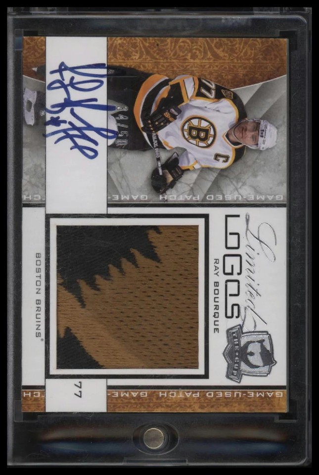 2008-09 Upper Deck The Cup Limited Logos Ray Bourque #/50 AU #LL-RB