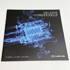 2007 LEXUS HYBRID PROGRAM / 28p brochure catalog / German / RX GS 450 LS 600