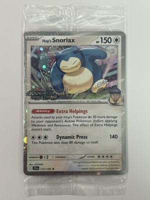 Asia Exclusive Hop's Snorlax 117/159 Journey Together Stamped