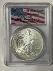 2001 WTC Ground Zero Recovery $1 Silver Eagle PCGS Gem Uncirculated NearPerfect!