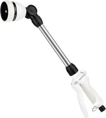 RESTMO Garten Gießstab Metall, 42Cm Lang Gartenbrause Mit Stiel, 180° Schwenkbar