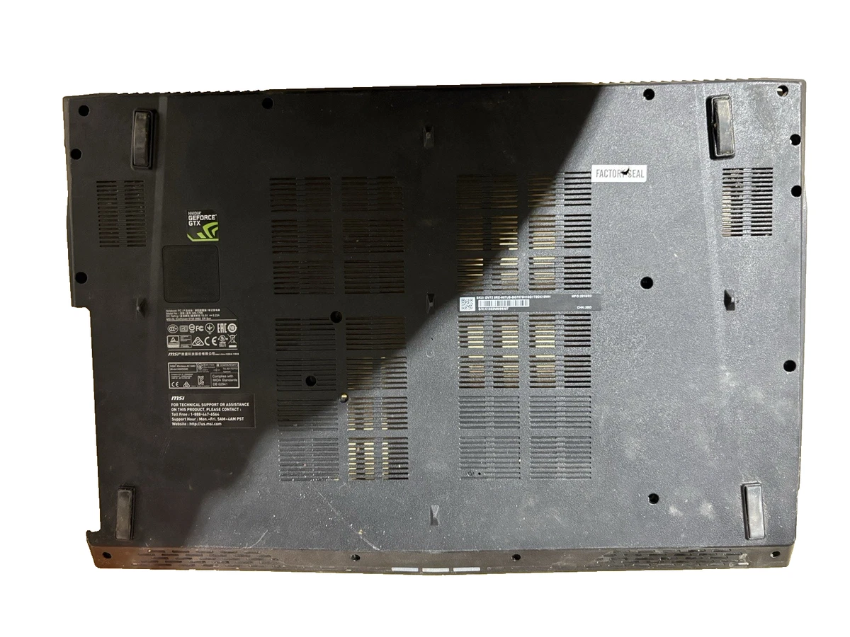 Socle / Coque Inférieure Pour PC Portable MSI EX600 - Réf MS-16362