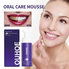 Teeth Whitening Mousse Cavity Protection Fresh Breath Toothpaste 45ml