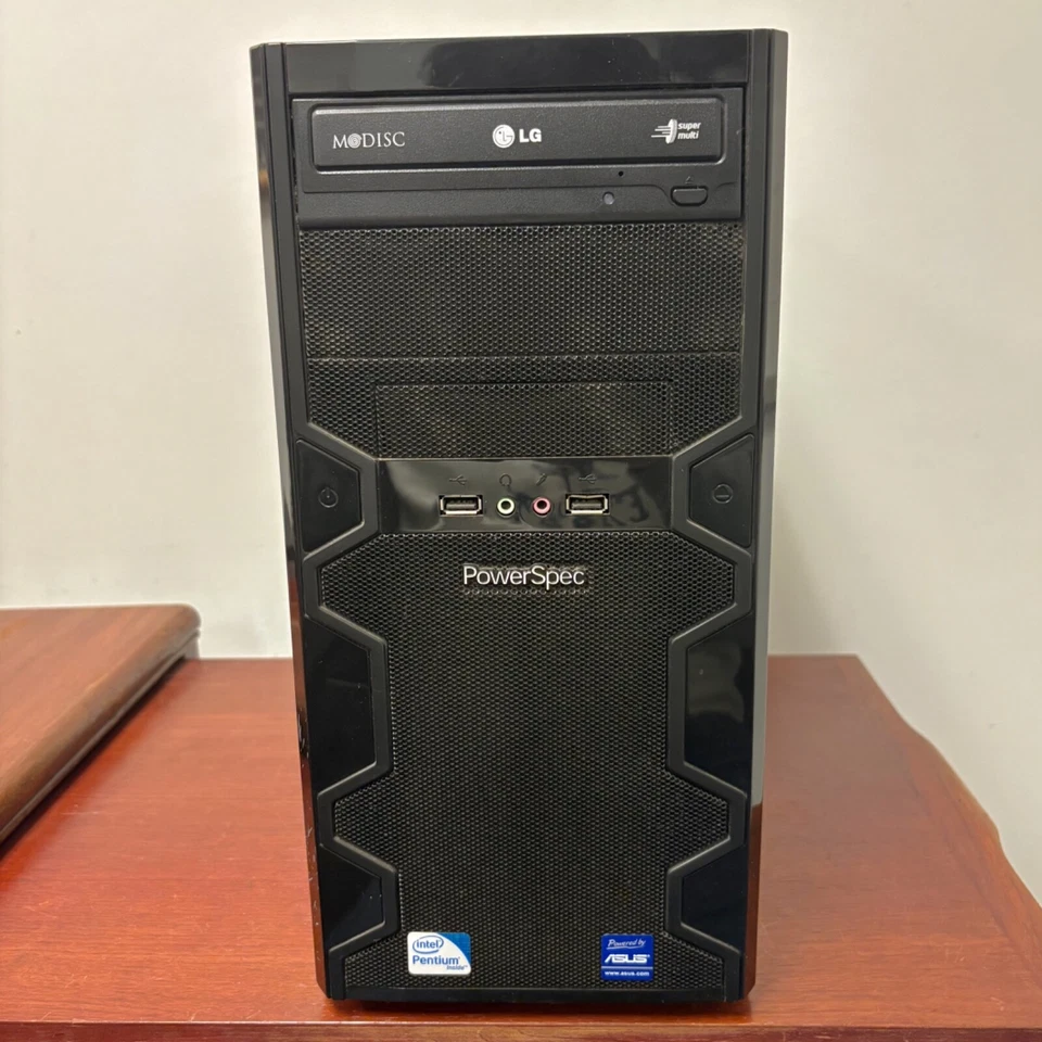 Used PowerSpec Intel Pentium Computer 1GB RAM (No Hard Drive) w/ Acer Monitor - Image 2 of 4