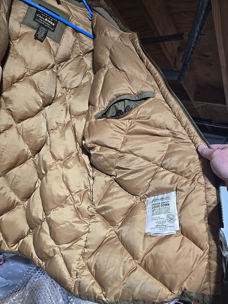 Eddie Bauer B-9 3155 Hooded Military Parka Coat Men's XL SZ Eddie Bauer B-9 3155 Hooded Military Parka Coat Men's XL SZ