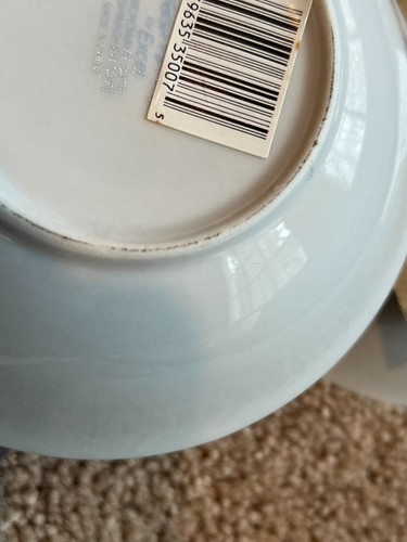 Vintage Fresh Flowers by Excel Cereal Bowl 6 1/4 " Diameter Iris Pattern EUC NWT - Picture 15 of 24