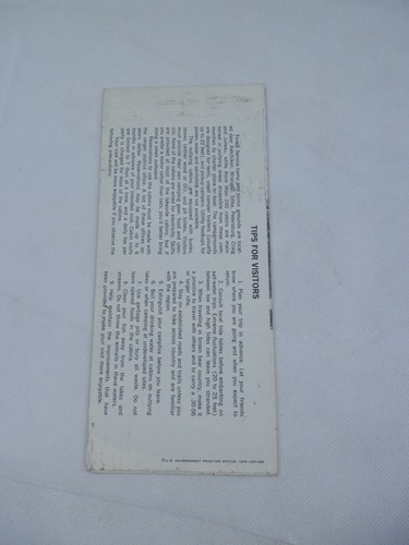 Vintage 1970's "Tongass National Park" AK Map c.1970 Alaska US Forest Service - Picture 2 of 4