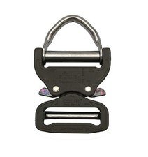 Austrialpin 45mm/1.75" D-Ring Cobra Buckle - Brown Grey - FX45QVD-XB