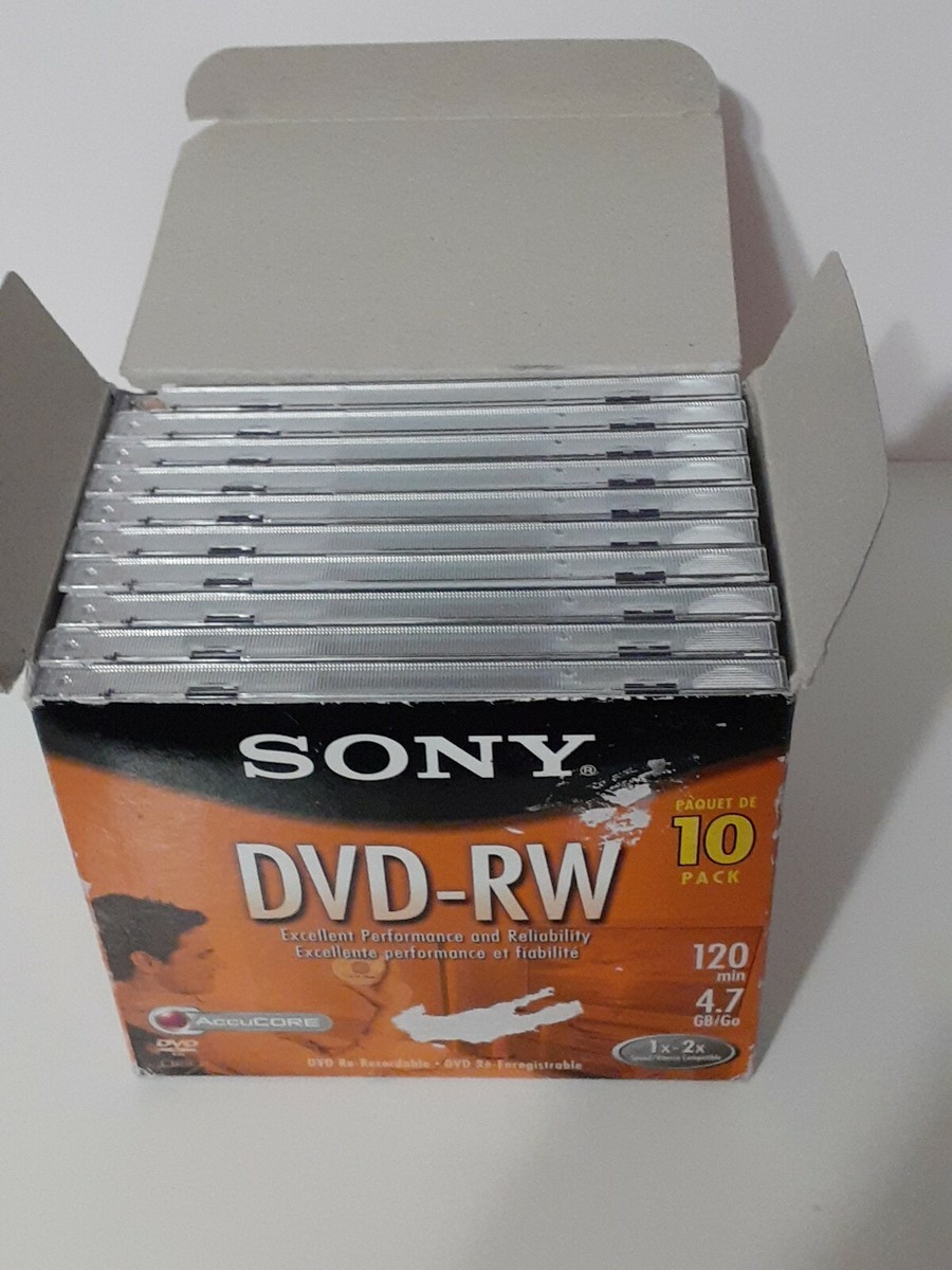 SONY DVD-RW 5DMW47G 10点 セット Sony DVD-RW Disc 10- Pack