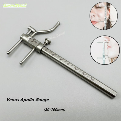 Dental Implant VDO Gauge Measure Ruler Venus Apollo Prosthodontics Instruments