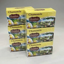CELESTIAL SEASONINGS (6 PACK) Chamomile Herbal Tea 03/26 (New)