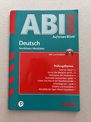 Deutsch 2020 Abitur- Prüfungen NRW  Stark neu