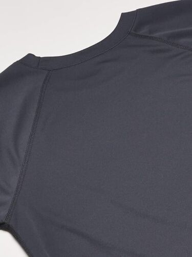 Kanu Surf Boys' Short Sleeve UPF 50 Rashguard Swim Shirt in Charcoal, Size 2T - Picture 3 of 6