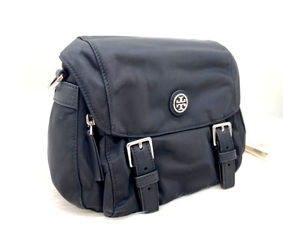 AUTH NWT Tory Burch Virginia Nylon Small Messenger Crossbody