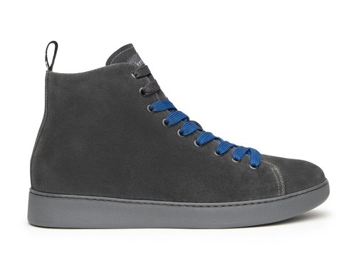 SCARPE IN CAMOSCIO UOMO NERO GIARDINI INVERNO I102211U 137 SNEAKERS MID  GREY | eBay