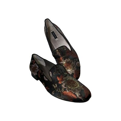 Array Brocade Smoking Slippers / Loafers