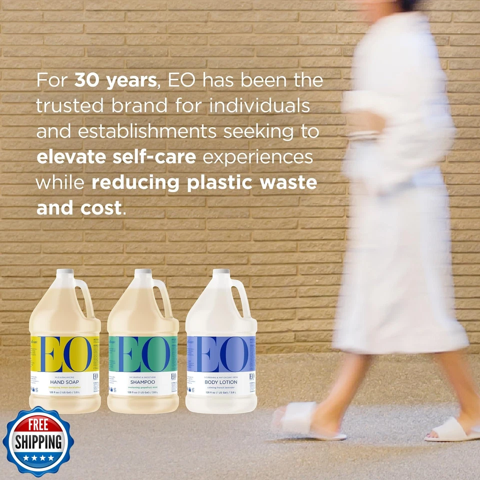 Acondicionador EO, 1 galón, pomelo y menta, orgánico a base de plantas, botánico Foto 4 de 4