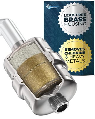 HammerHead Showers  ALL METAL Shower Head Filter   High Pressure Universal Showe