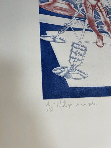Efilogo Di In Volo Italy Art Print 8/99 - Picture 8 of 13