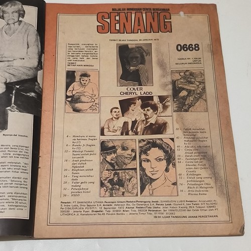 Charlie's Angels Cheryl Ladd auf Cover Indonesien Vintage Senang Magazin 1985 - Bild 7 von 13