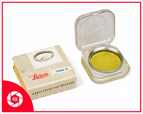 Leica Leitz E39 13086 H HOOBE Y1 Yellow Filter Chrome