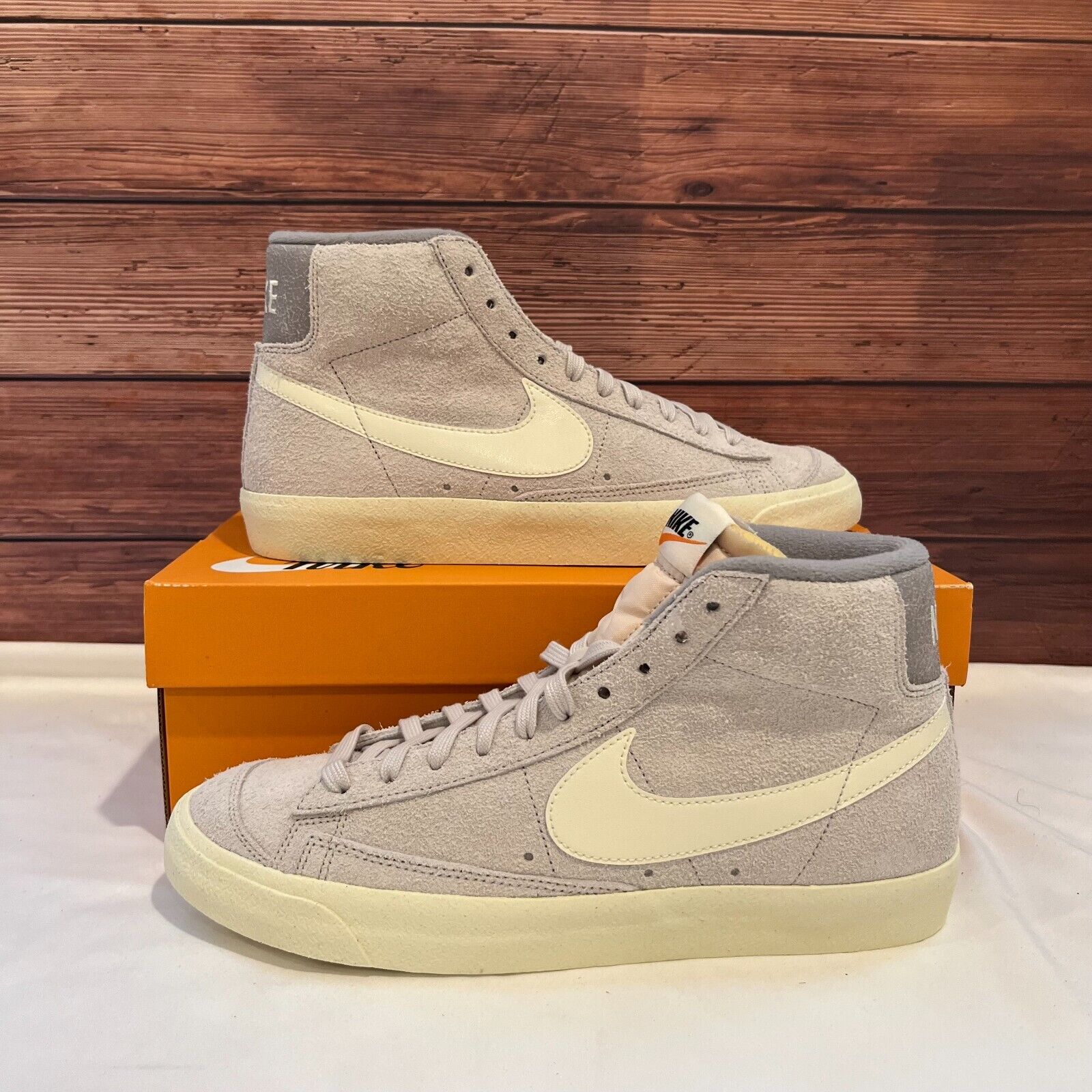 arrojar polvo en los ojos el primero Puede ser calculado Nike Blazer Mid 77 Premium Vintage Medium Grey Men&#039;s Athletic Shoes  DM0178-001 | eBay