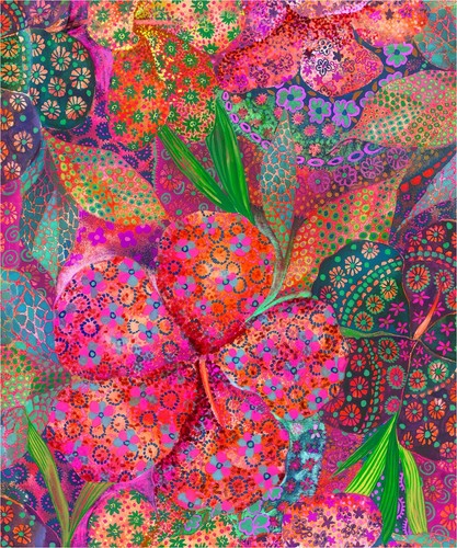 Colorful Tropical Punch Cotton Fabric by Sykel-100% Cotton Fabric by Sykel - 第 3/17 張圖片