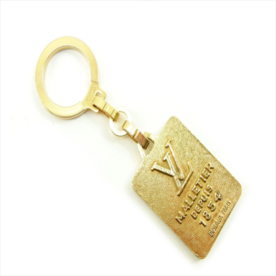 Louis Vuitton key ring Key holder Gold Woman unisex Authentic Used T4588 eBay