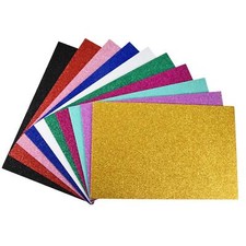 Colorful EVA Glitter foam Sheets 7.8x11.8 inch 2mm Thickness for Craft DIY 2 Set