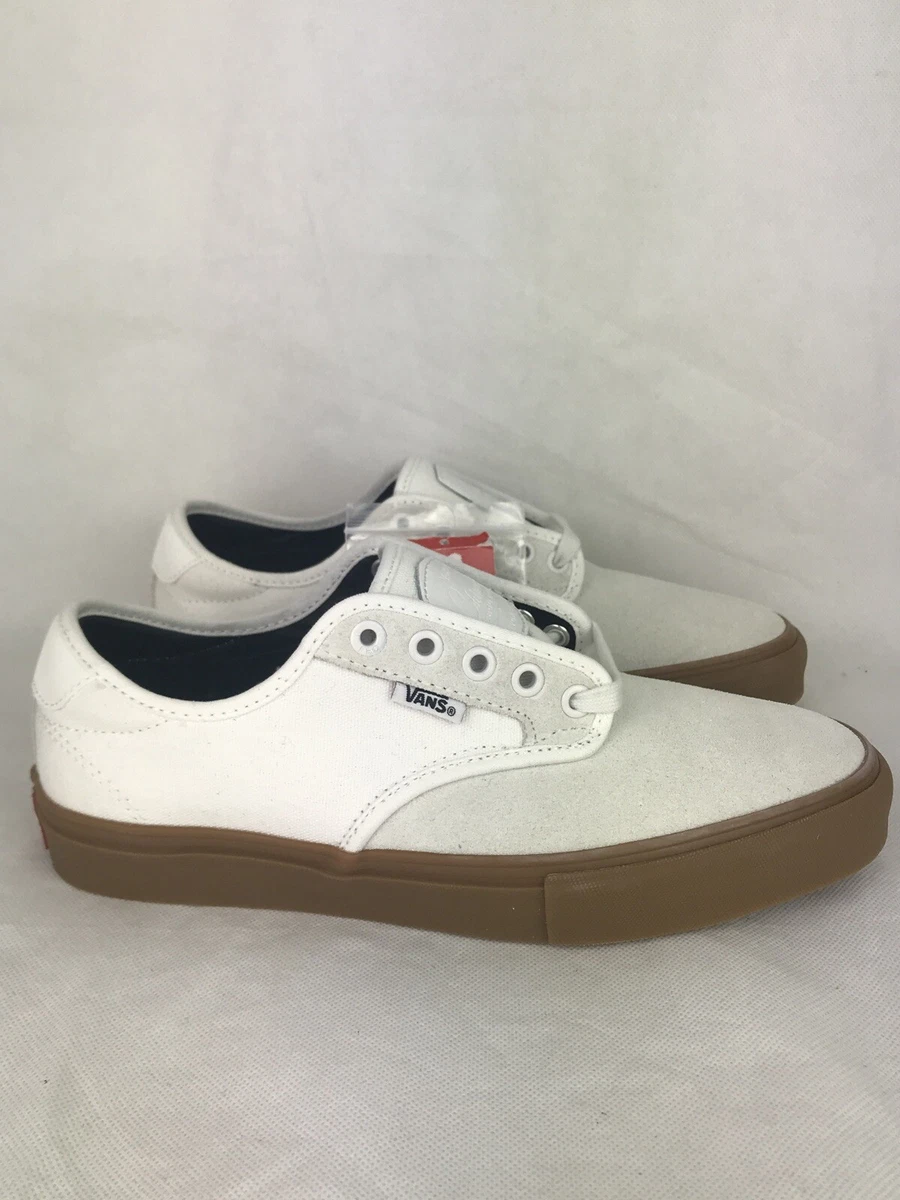 VANS Chima Pro Marshmallow White Gum Mens Size 7.5 Womens 9 VN0A38CFVEW