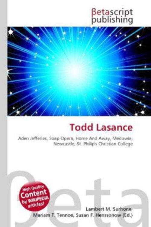 Todd Lasance Lambert M. Surhone (u. A.) Taschenbuch Englisch Ean