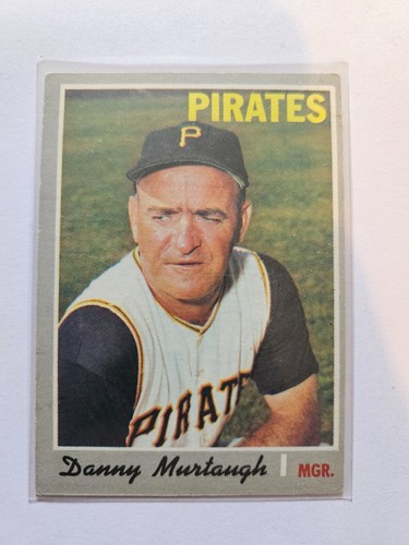 1970 Topps Danny Murtaugh #532A EXMT KOMBIVERSAND - Bild 1 von 2