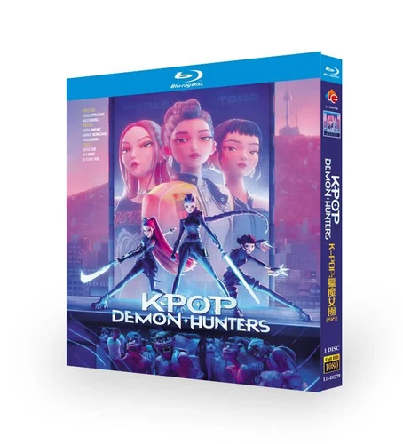 K-Pop: Demon Hunters (2025) 1-Disc 1080P All RegionPlay Seal Box