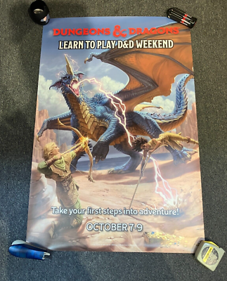 NEW 2022 Dungeons Dragons Adventurers League Double Sided Promo