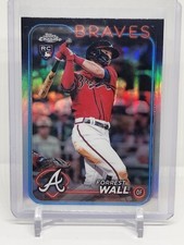 2024 Topps Chrome #176 Forrest Wall RC Refractor Braves Rookie