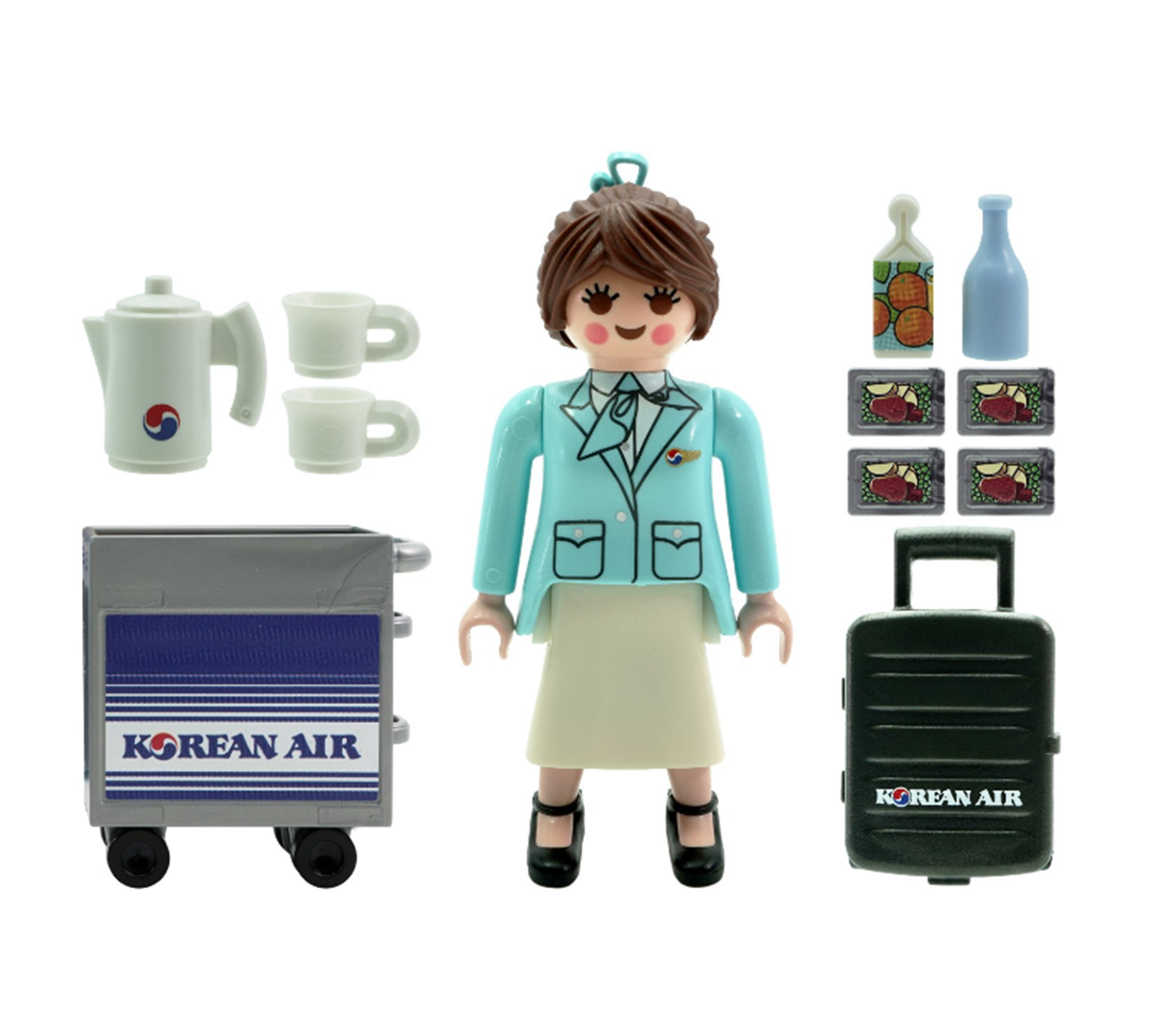 Playmobil x Korean Air 4-99 71018 Flight Attendant Cabin Playmobil x Korean Air 4-99 71018 Flight Attendant Cabin
