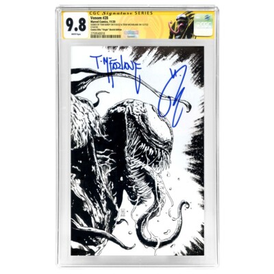 Venom #28 Signed SS Tom Hardy Todd McFarlane  Sketch Variant CGC 9.8 NM/MT Elite