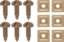 82-92 Lt Saddle Firebird Camaro Interior Rear Hatch Trim Panel Screw Nut Set