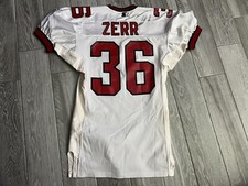 1994 GAME WORN STARTER BLAIR ZERR CALGARY STAMPEDERS CFL FOOTBALL JERSEY sz 44