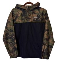 Boys Vans XL Camo Pullover Jacket Lightweight