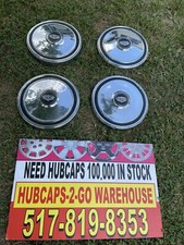 1972-76 Ford Maverick Grand Torino Hubcaps Poverty Fits 14 15 Wheel Rare