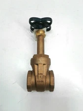 Nibco NL0500B T-111 1-1/4" Bronze Threaded Gate Valve 125# Rising Stem Qty 1