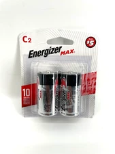 Energizer Max C Batteries - 2 pack