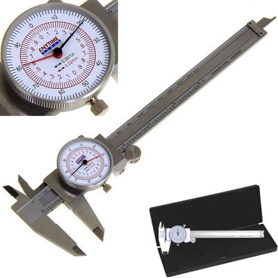Dial CALIPER 6'' / 150mm DUAL Reading Scale METRIC SAE Standard INCH MM