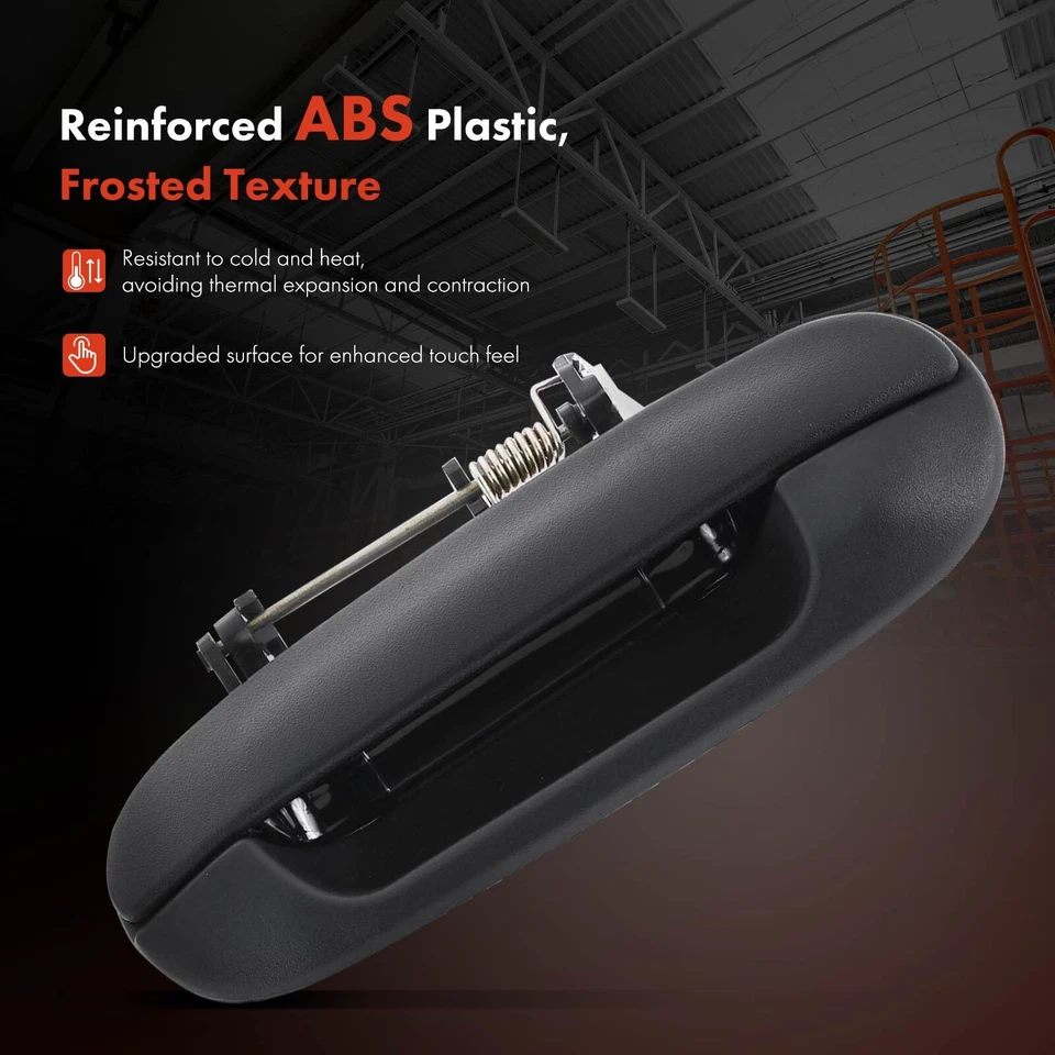 2件装后黑色外门把手适用于别克Rainier 2004-2007 GMC Envoy雪佛兰 — 第 4/4 张图片