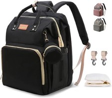 Multi Function Baby Diaper Bag Backpack with Changing station Mommy travel bag
