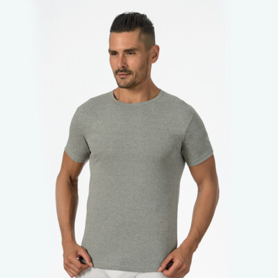 T-Shirt Halbarm Rundhals Nahtlos 100% Baumwolle Marlene Art. 30512