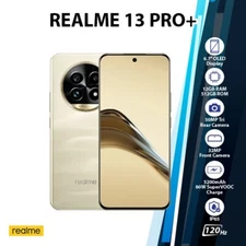 Realme 13 Pro+ Plus 5G Global Android Cell Phone(Gold/12GB+512GB/Dual SIM)
