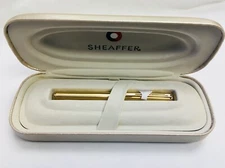 Sheaffer Agio COMPACT Brushed 22K Gold Plate "M Nib" Fountain Pen